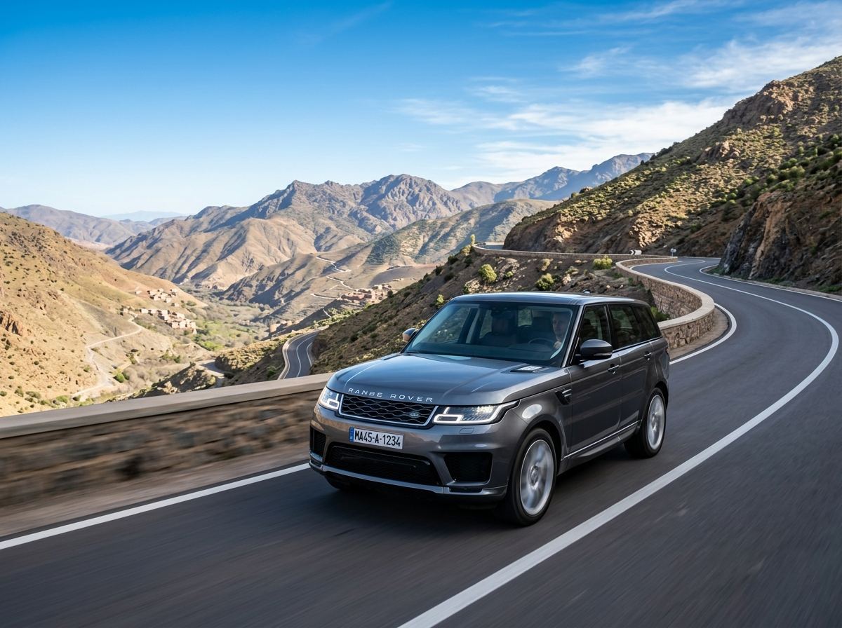Conduite autorisee routes du Maroc SUV